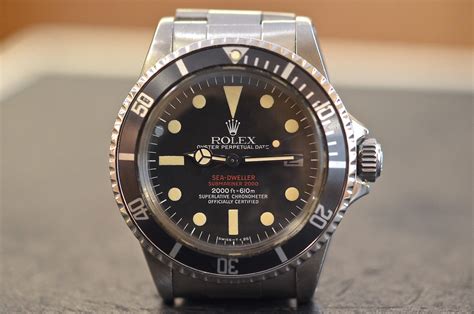 rolex sea dweller scritta rossa anniversario|rolex saturation diving.